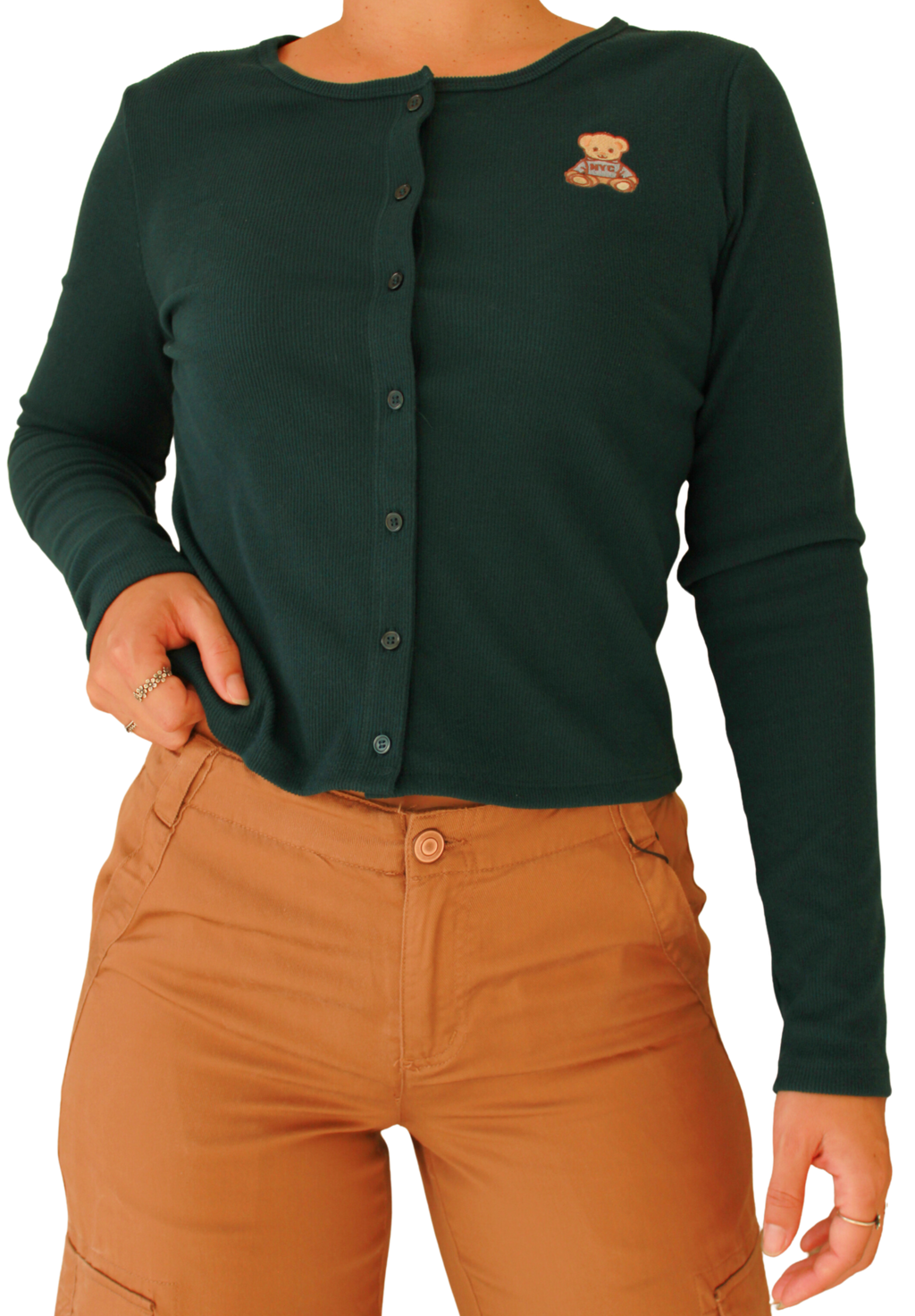 Blusa Madden Girl Manga Larga