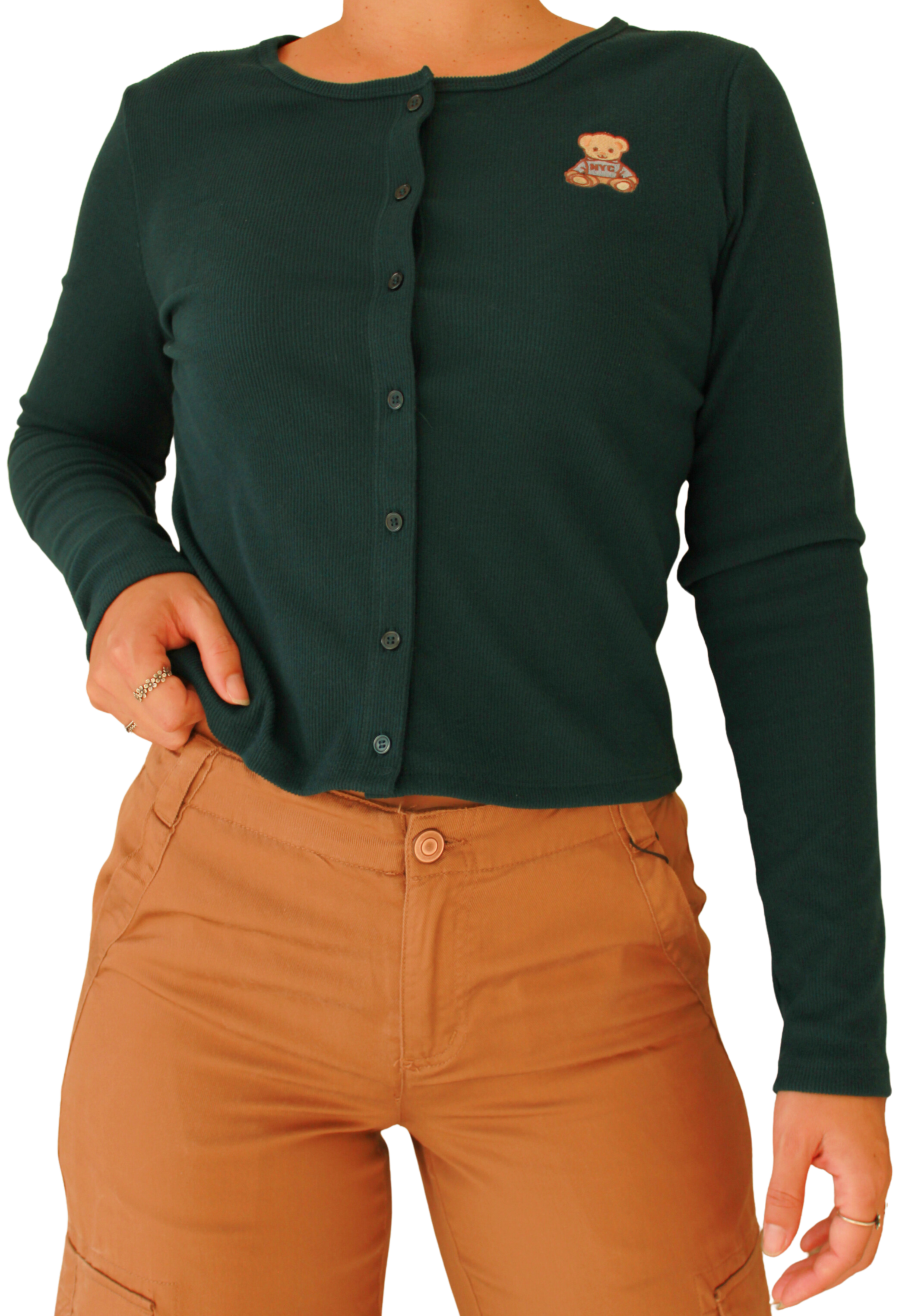 Blusa Madden Girl Manga Larga