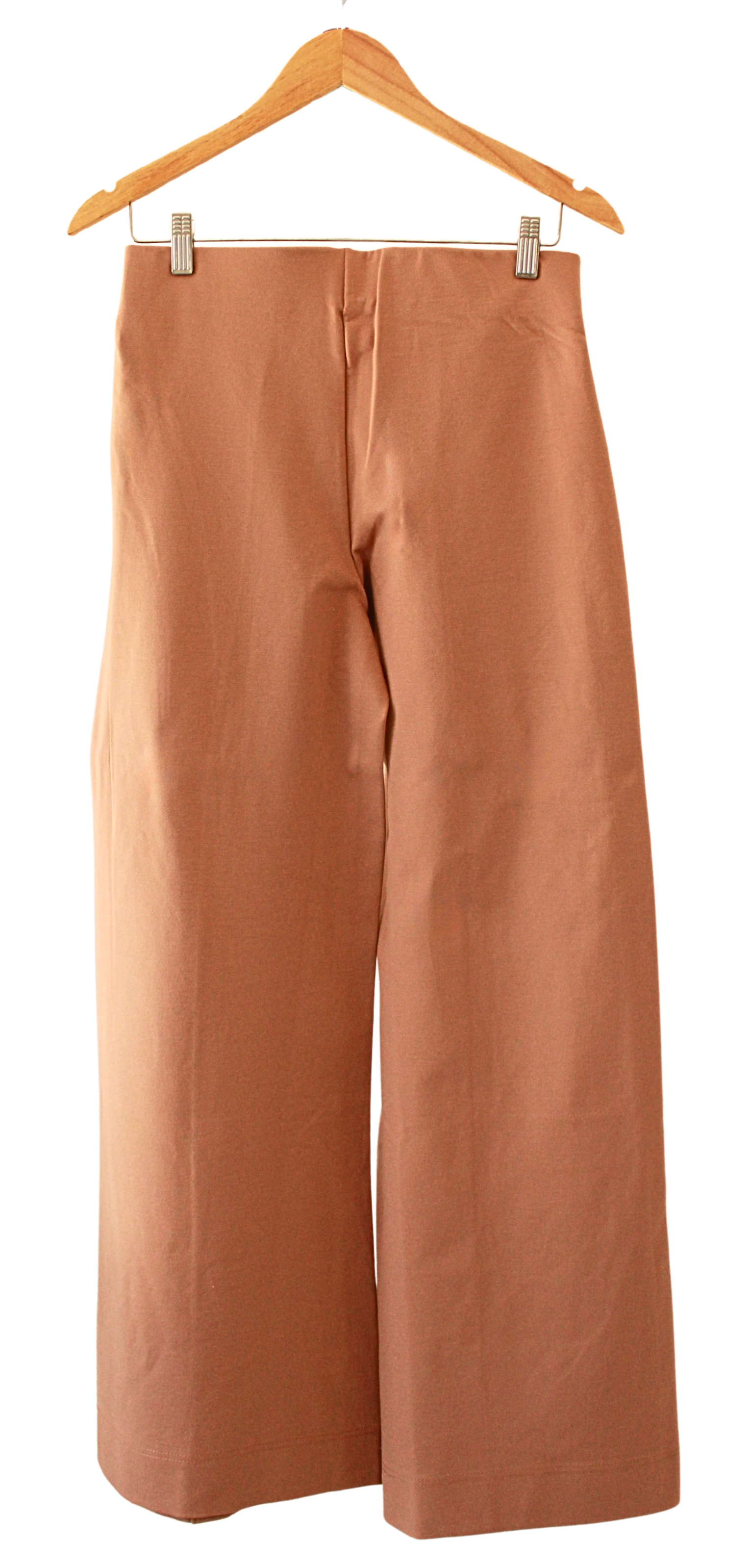 Pantalon Tommy Hilfiger Wide Leg Marron Claro