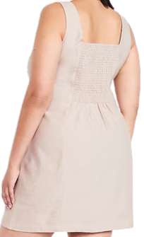 Vestido Old Navy Mini Lino