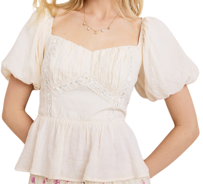 Blusa Bombacha Blanca