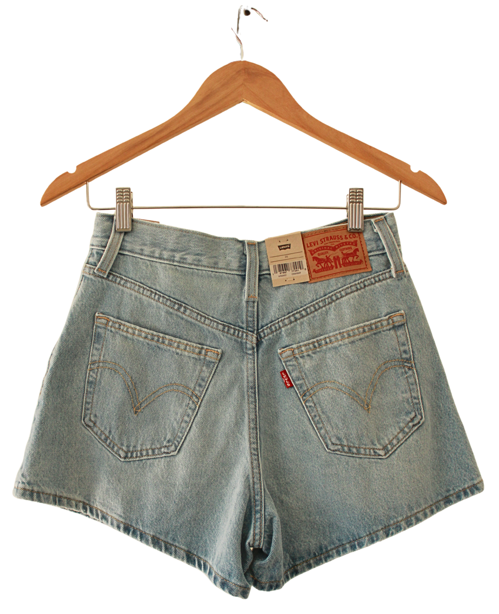 Short Levis Azul Claro