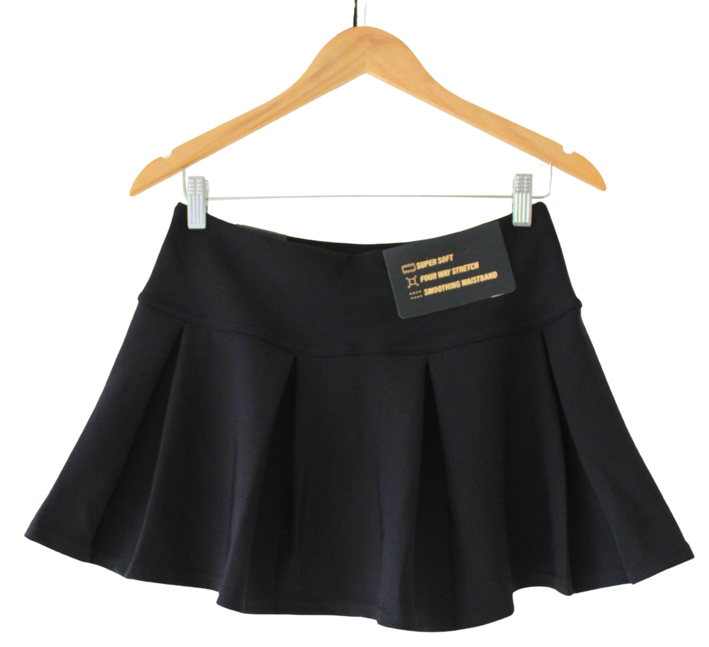 Skort Paletones Negro