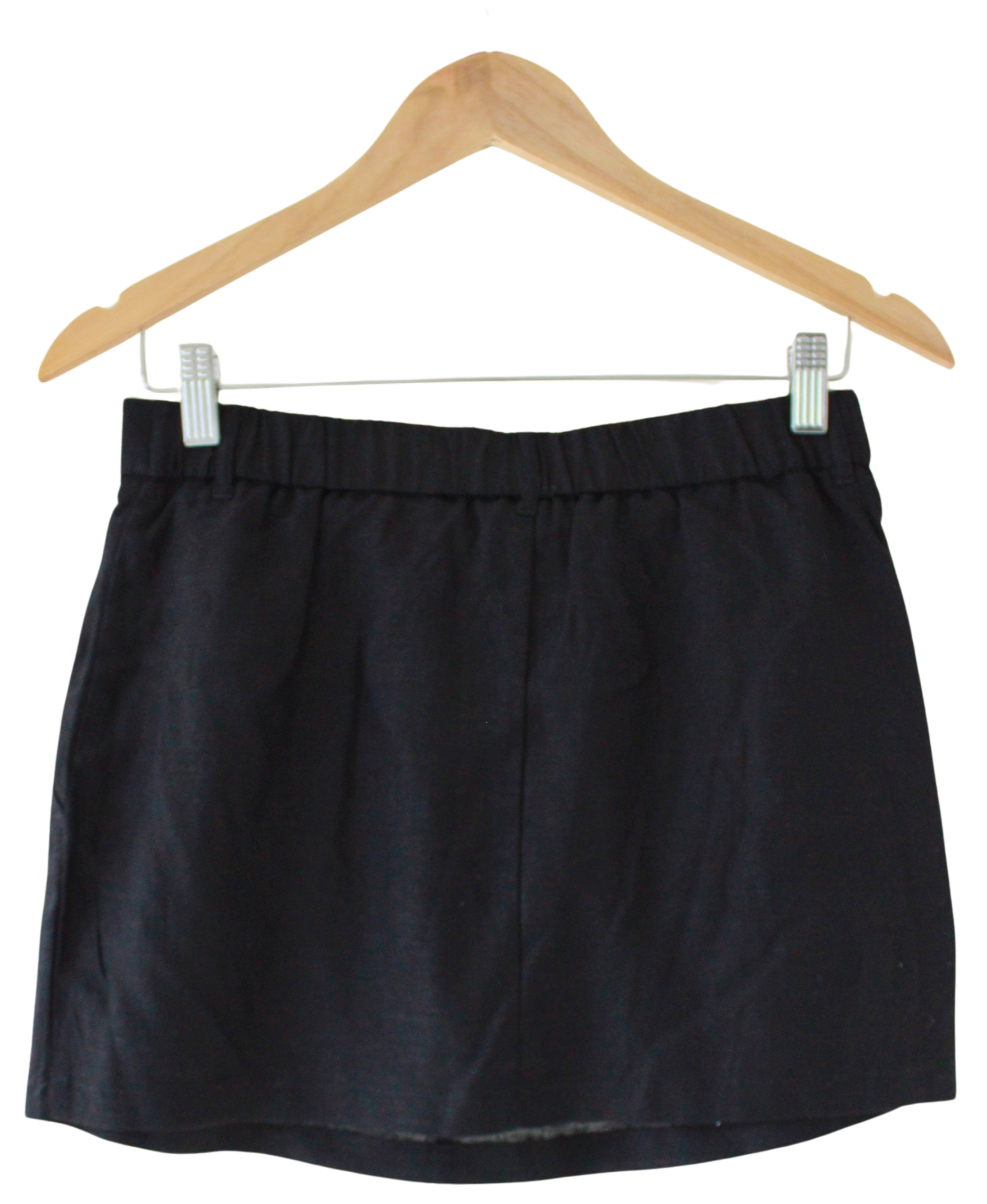 Enagua Mini Lino Negra