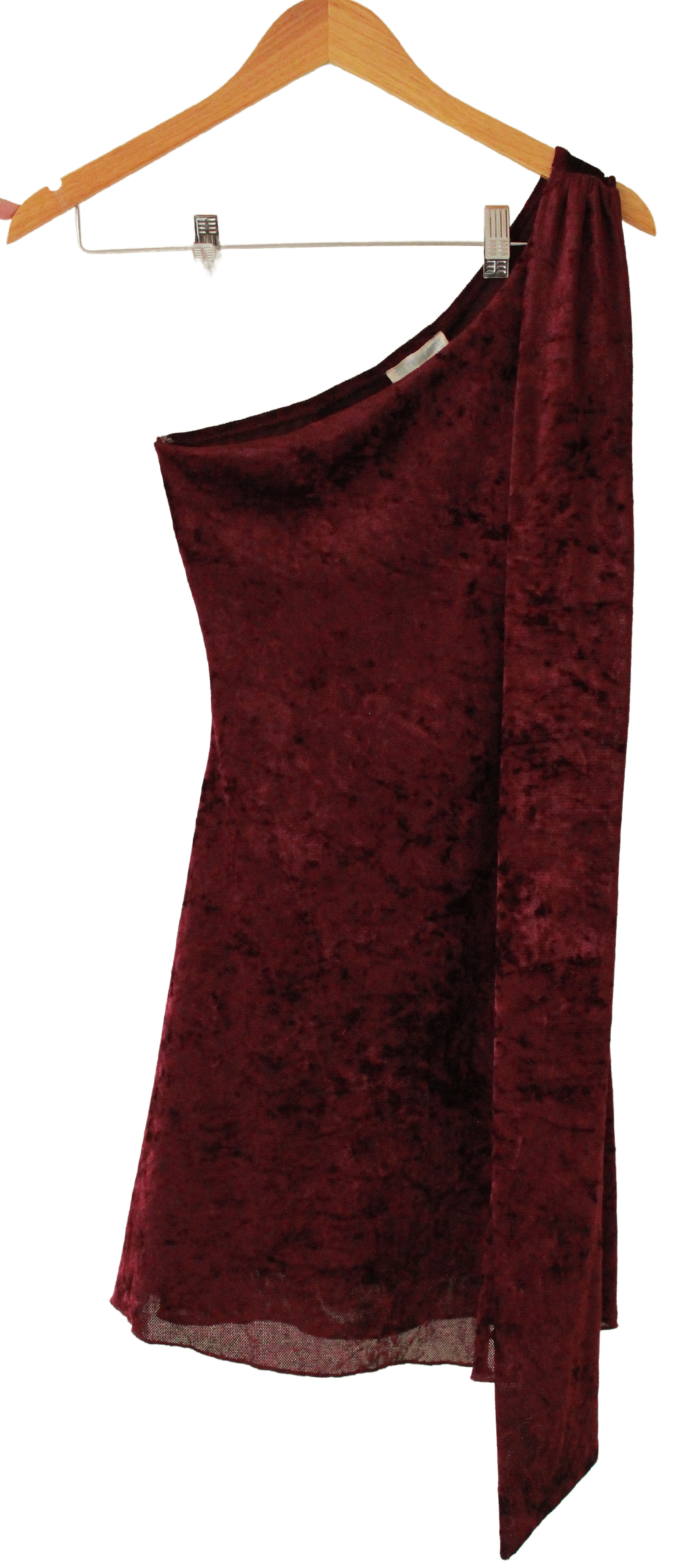 Vestido Mini de Gamusa con bufanda al cuello