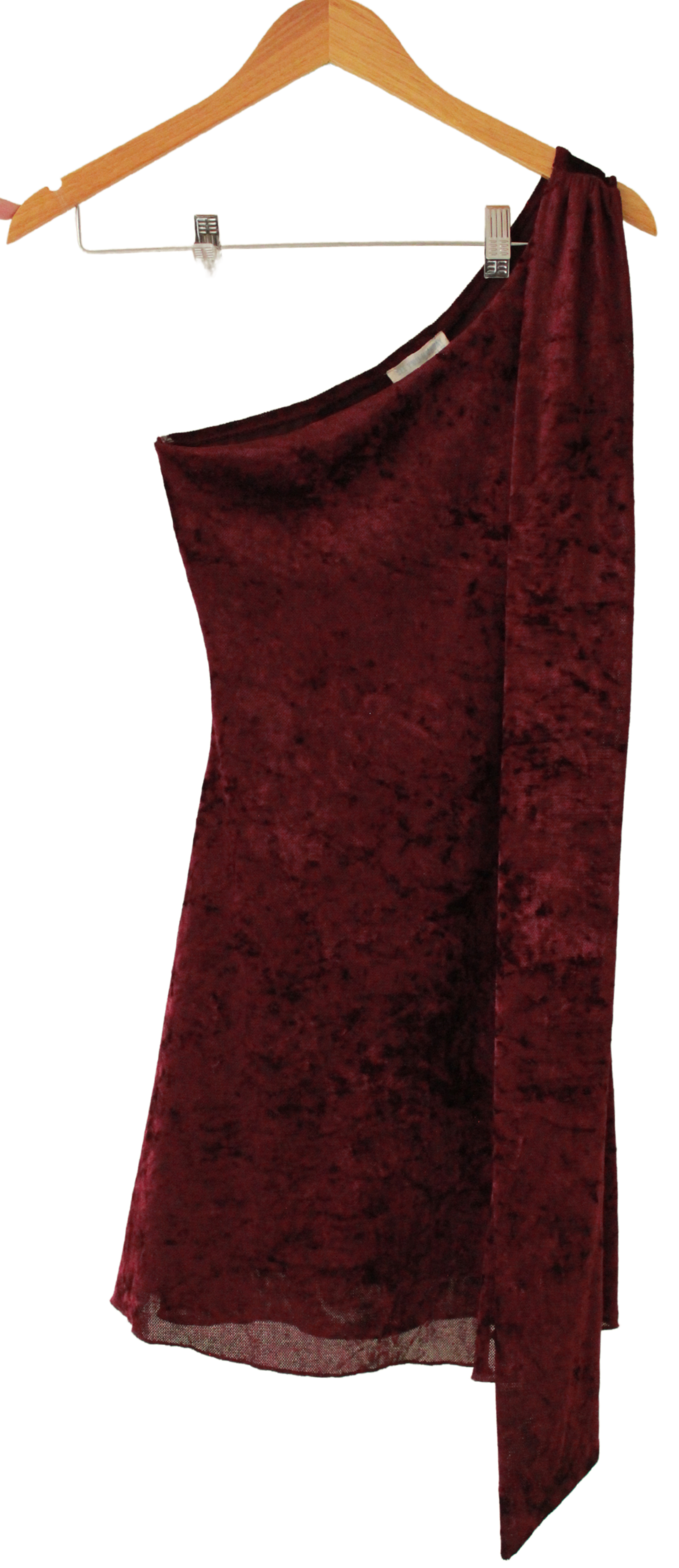 Vestido Mini de Gamusa con bufanda al cuello