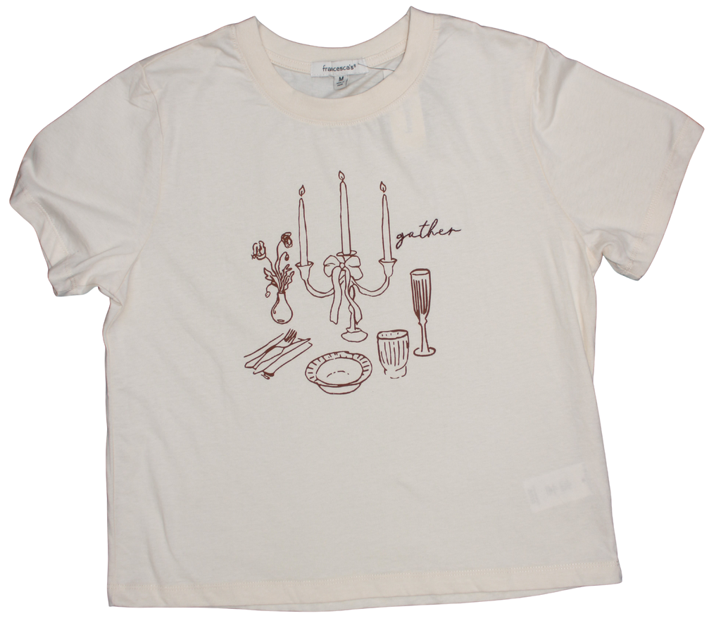 Camiseta Candelabros Crema