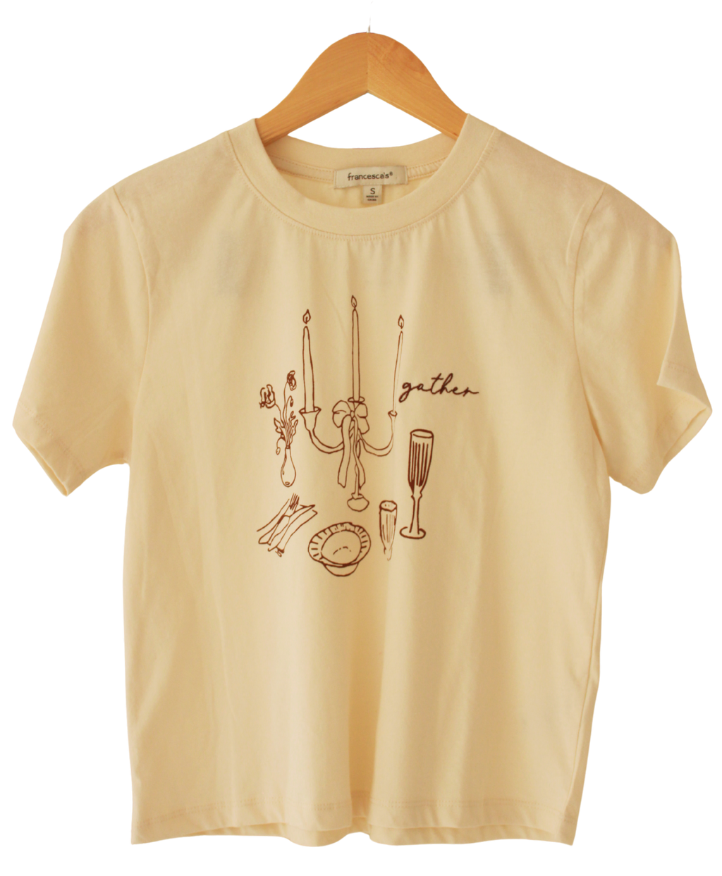 Camiseta Candelabros Crema