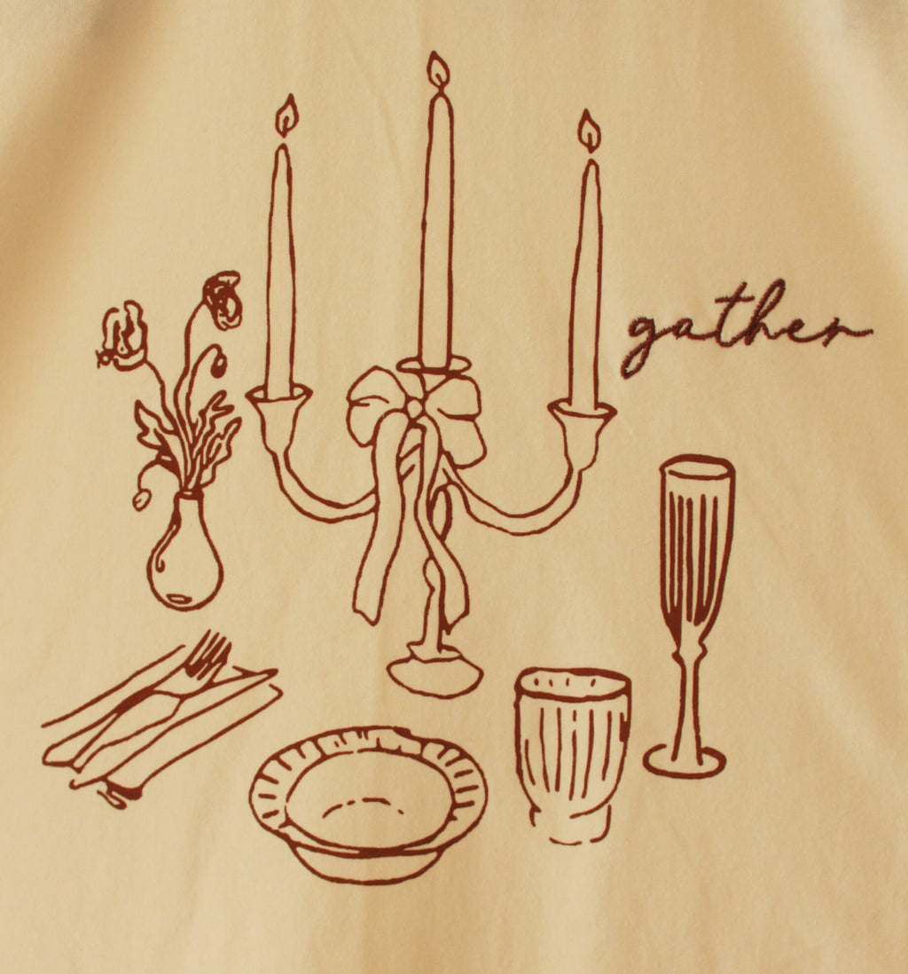 Camiseta Candelabros Crema