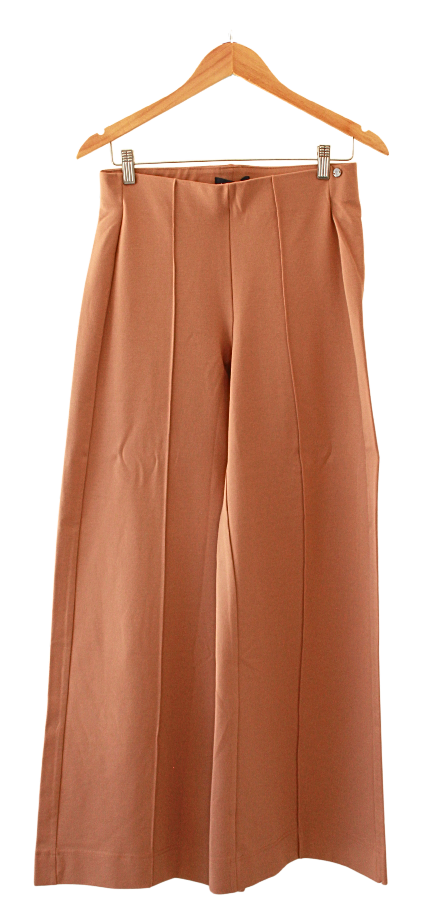 Pantalon Tommy Hilfiger Wide Leg Marron Claro