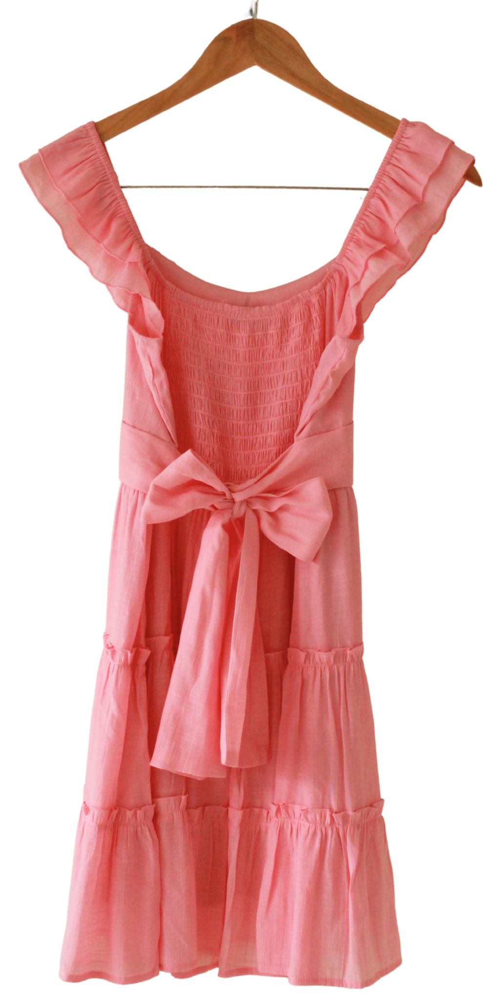 Vestido Vuelos Lazo Trasero