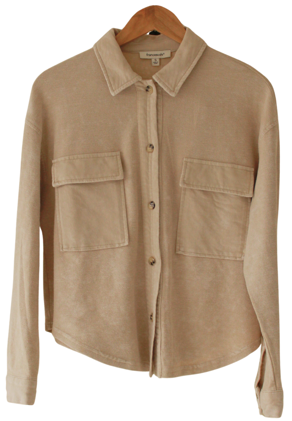 Blusa Manga Larga Crema Wash